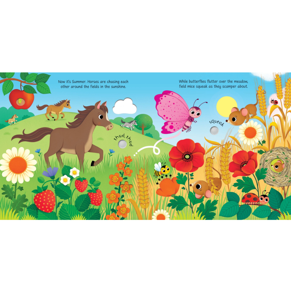 Carte Sonora Sound Book, Anotimpurile, Sunete din Natura, Seasons Sounds, Varsta 3 ani+ [2]
