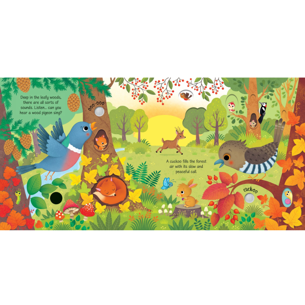 Carte Sonora Sound Book, Padurea Fermecata, Woodlands Sounds, varsta 3 ani+ [2]