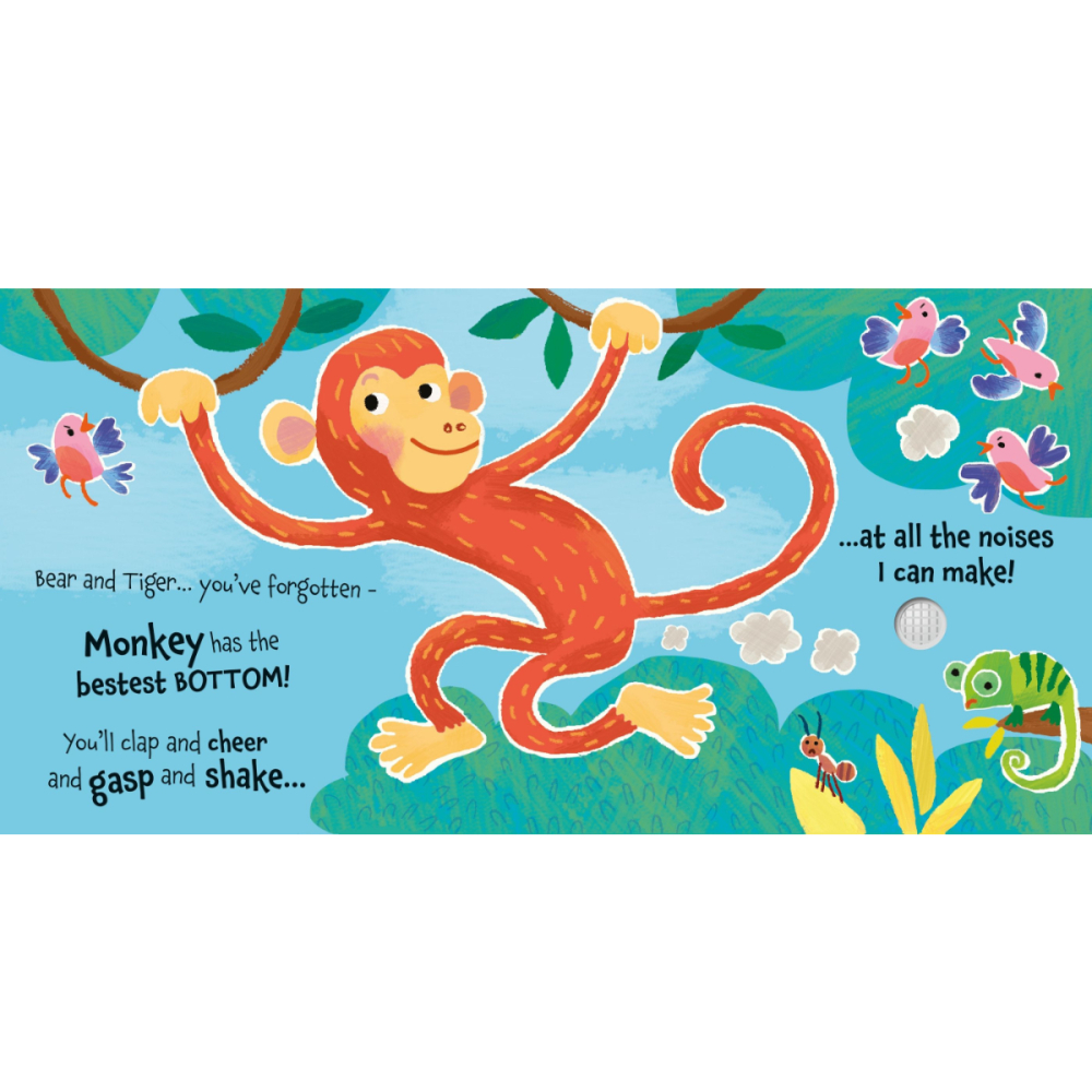 Carte Sonora Sound Book, Sunete Amuzante, Was That Your Bottom, Bear?, varsta 12 luni+ [4]
