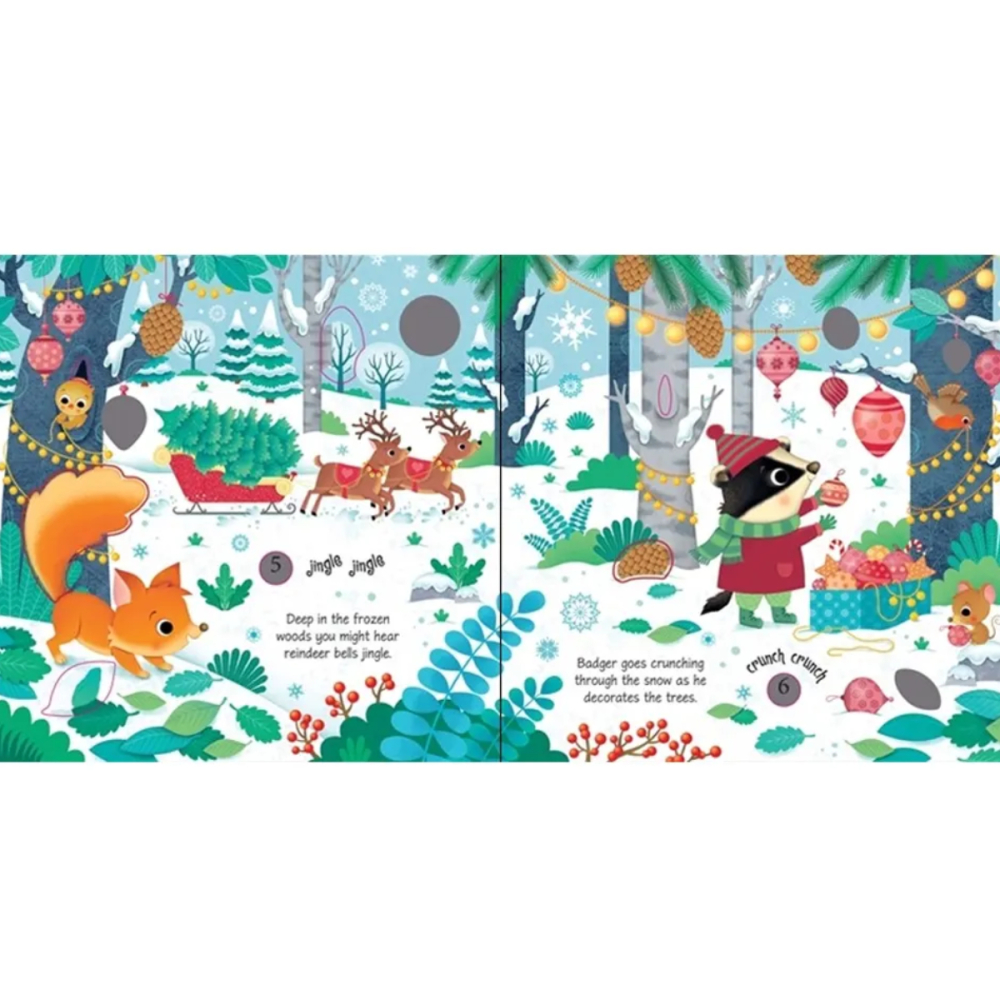 Carte Sonora Usborne Sound Book, Tara Minunilor Iernii, Winter Wonderland, varsta 0-6 ani+ [2]