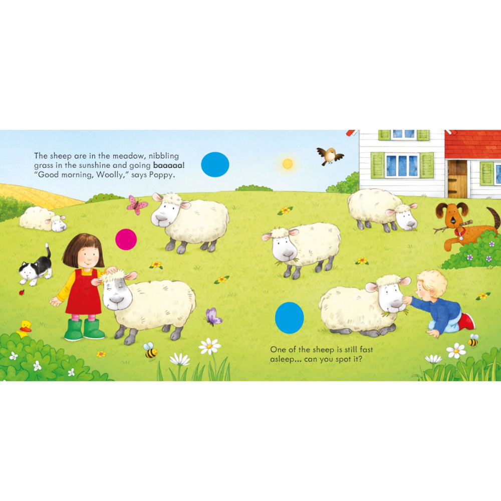 Carte Sonora Usborne Sound Book, Ferma Animalelor, Poppy and Sam Animal Farm, varsta 6 luni+ [3]