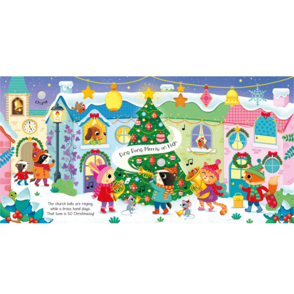 Carte Sonora Usborne Sound Books,  Jingle Bells, Clopotei, varsta 4-8 ani+ [4]