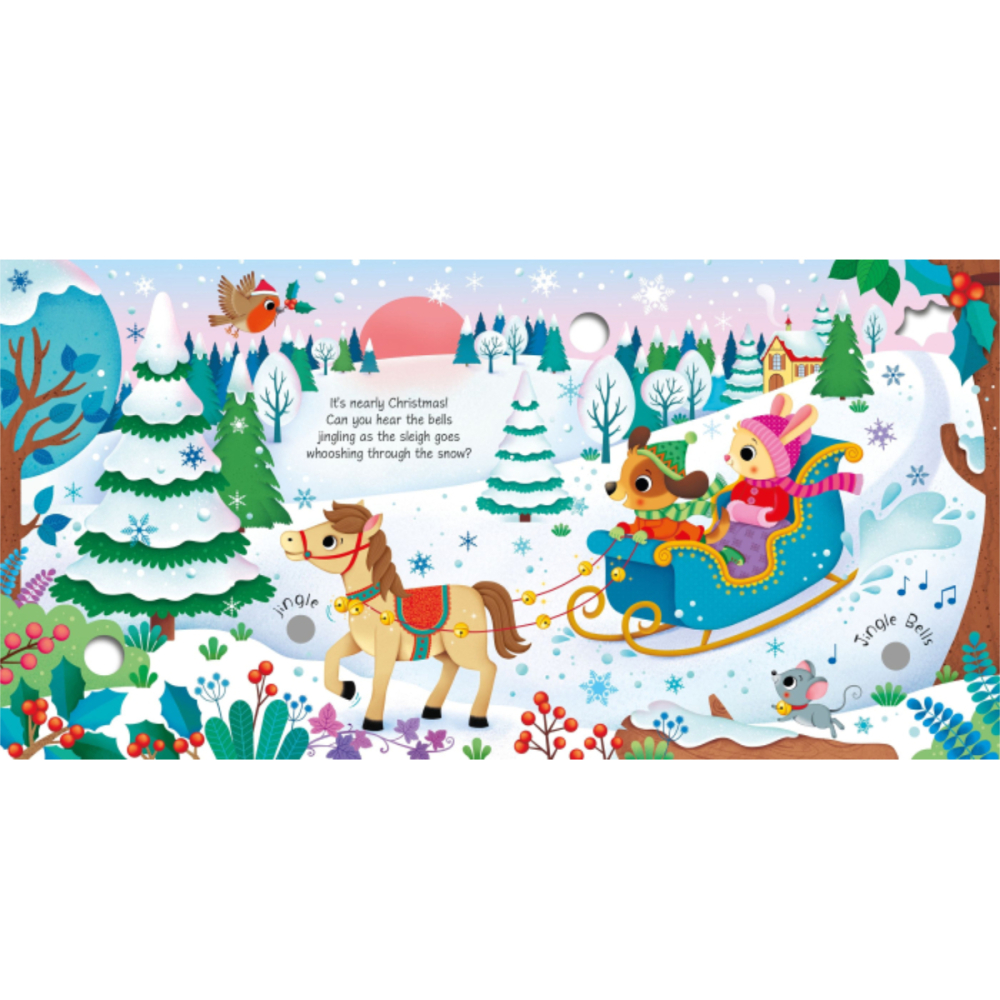 Carte Sonora Usborne Sound Books,  Jingle Bells, Clopotei, varsta 4-8 ani+ [3]