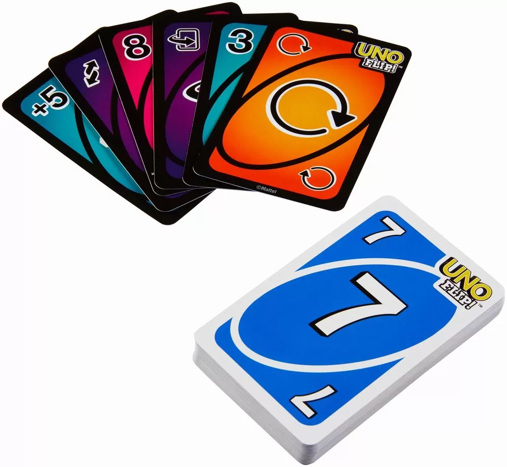 UNO Flip Side, Carti de joc, varsta de la 7 ani la +15 ani [3]