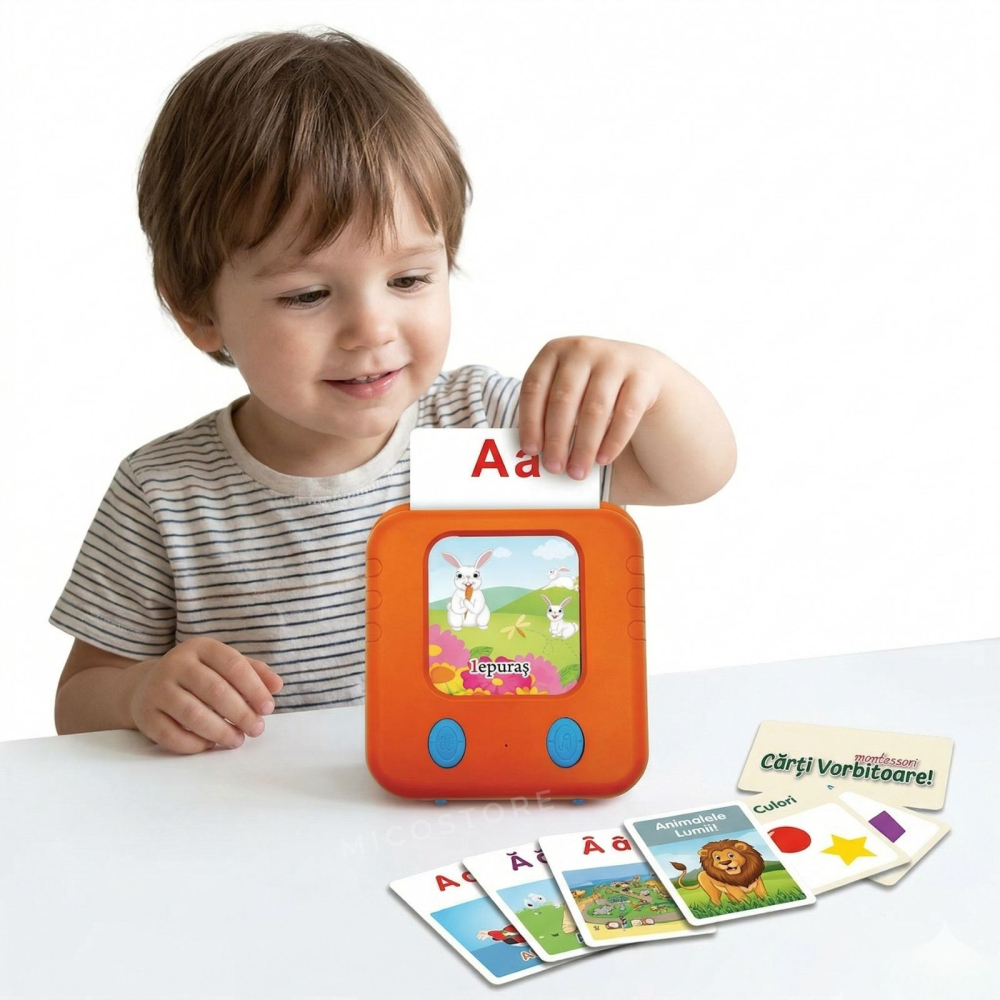Carti Vorbitoare Montessori joc educativ electronic copii 3+ [8]