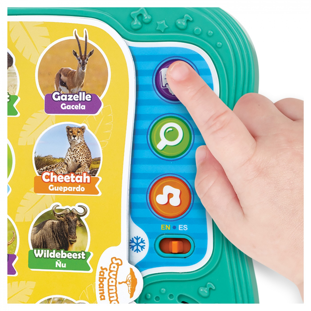 Carticica bilingva pentru invatarea animalelor pentru bebelusi, winfun, varsta de la 2 ani la 4 ani [9]