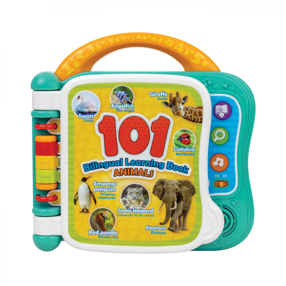 Carticica bilingva pentru invatarea animalelor pentru bebelusi, winfun, varsta de la 2 ani la 4 ani [6]