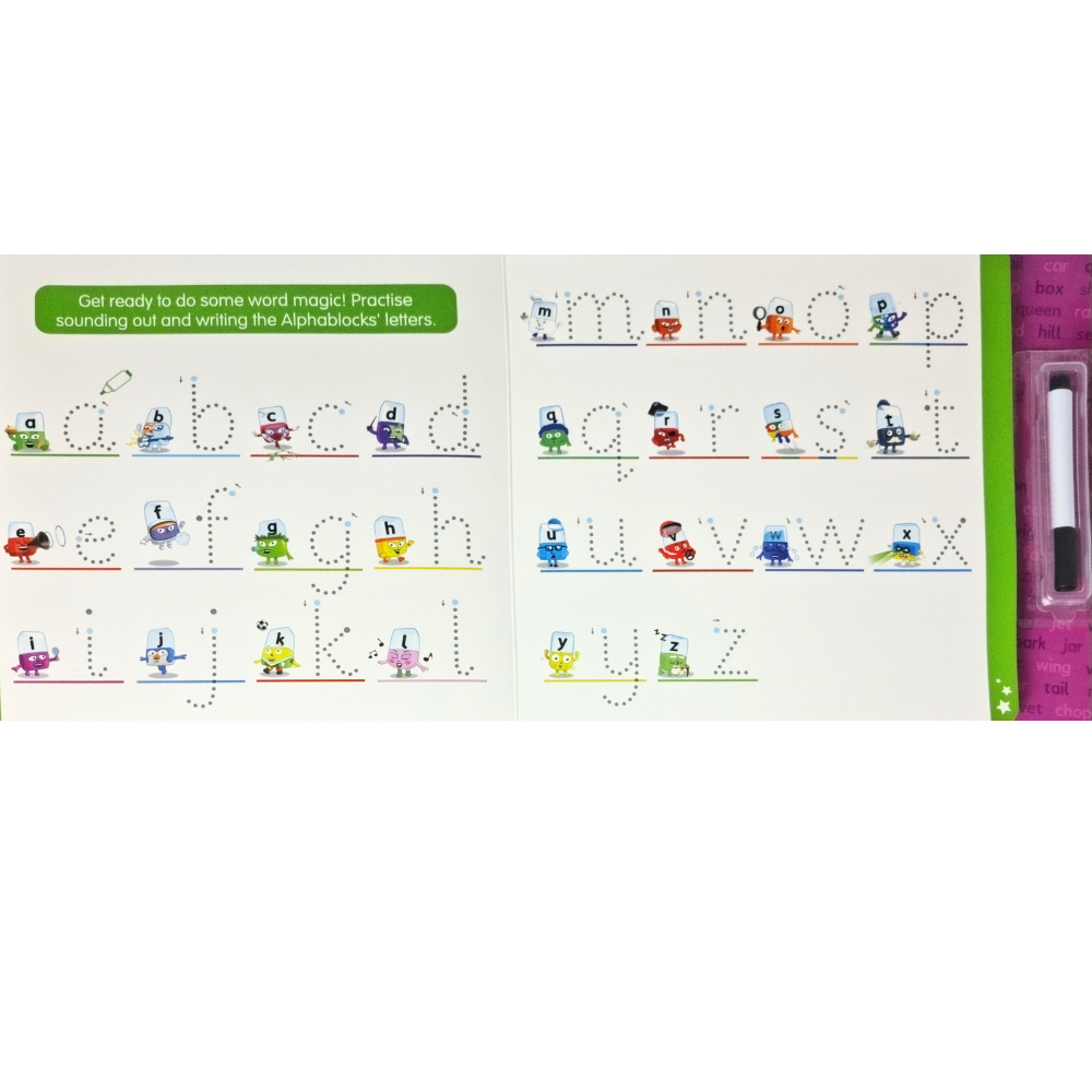 Carticica Scriu si Sterg  Alphablocks - Cuvinte magice [2]