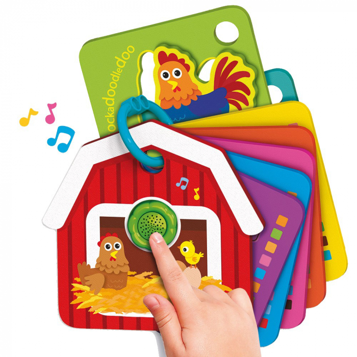 Cartonase puzzle cu sunete - Animale de la ferma [2]