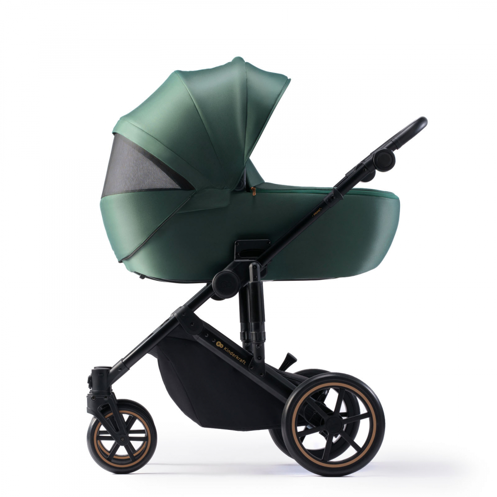 Carucior 2 in 1 kinderkraft prime 2, dark green, varsta de la 0 luni la 5 ani [2]