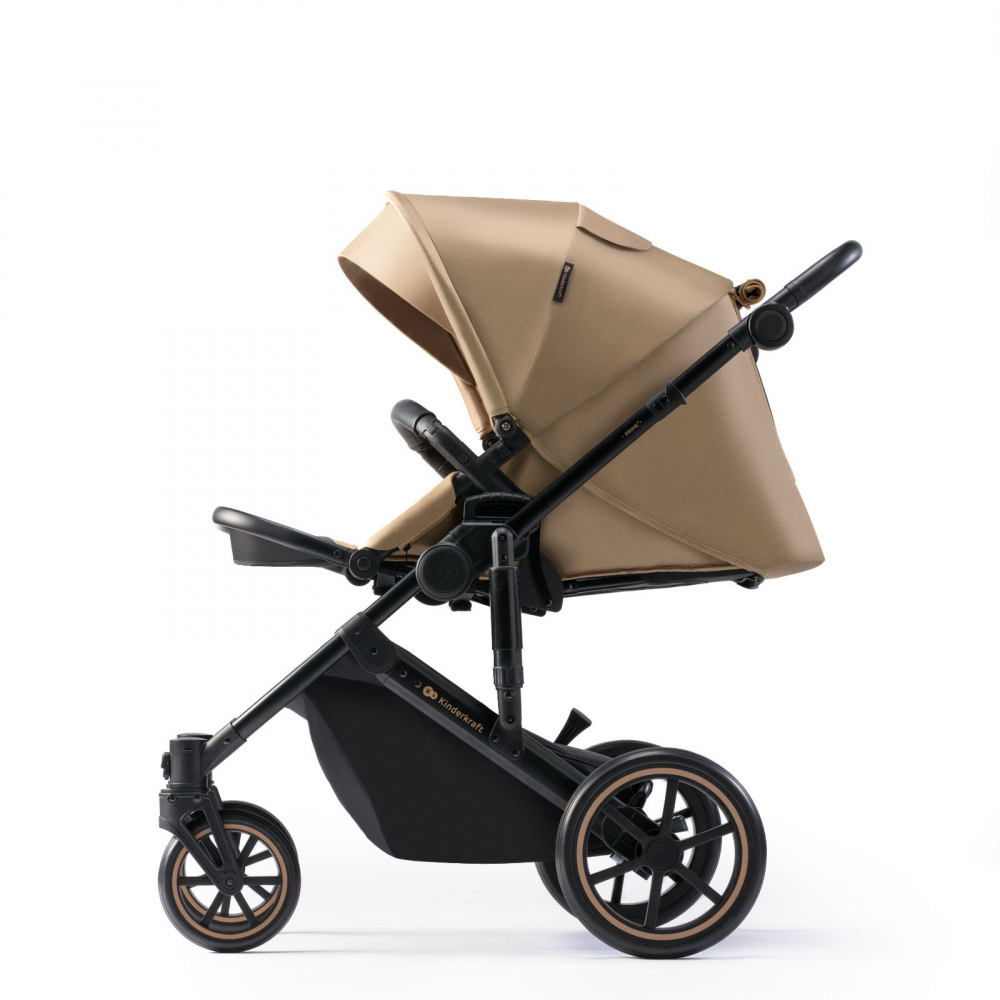 Carucior 2 in 1 kinderkraft prime 2, sandrose beige, varsta de la 0 luni la 5 ani [4]