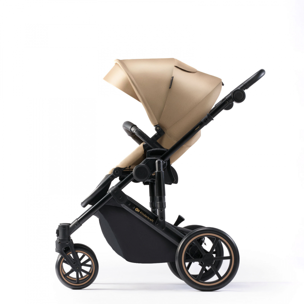 Carucior 2 in 1 kinderkraft prime 2, sandrose beige, varsta de la 0 luni la 5 ani [3]