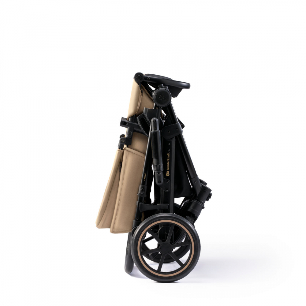 Carucior 2 in 1 kinderkraft prime 2, sandrose beige, varsta de la 0 luni la 5 ani [5]