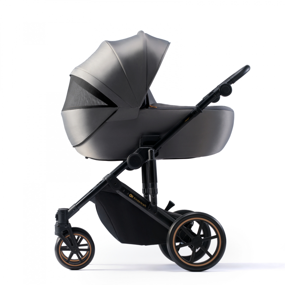 Carucior 2 in 1 kinderkraft prime 2, shadow grey, varsta de la 0 luni la 5 ani [2]
