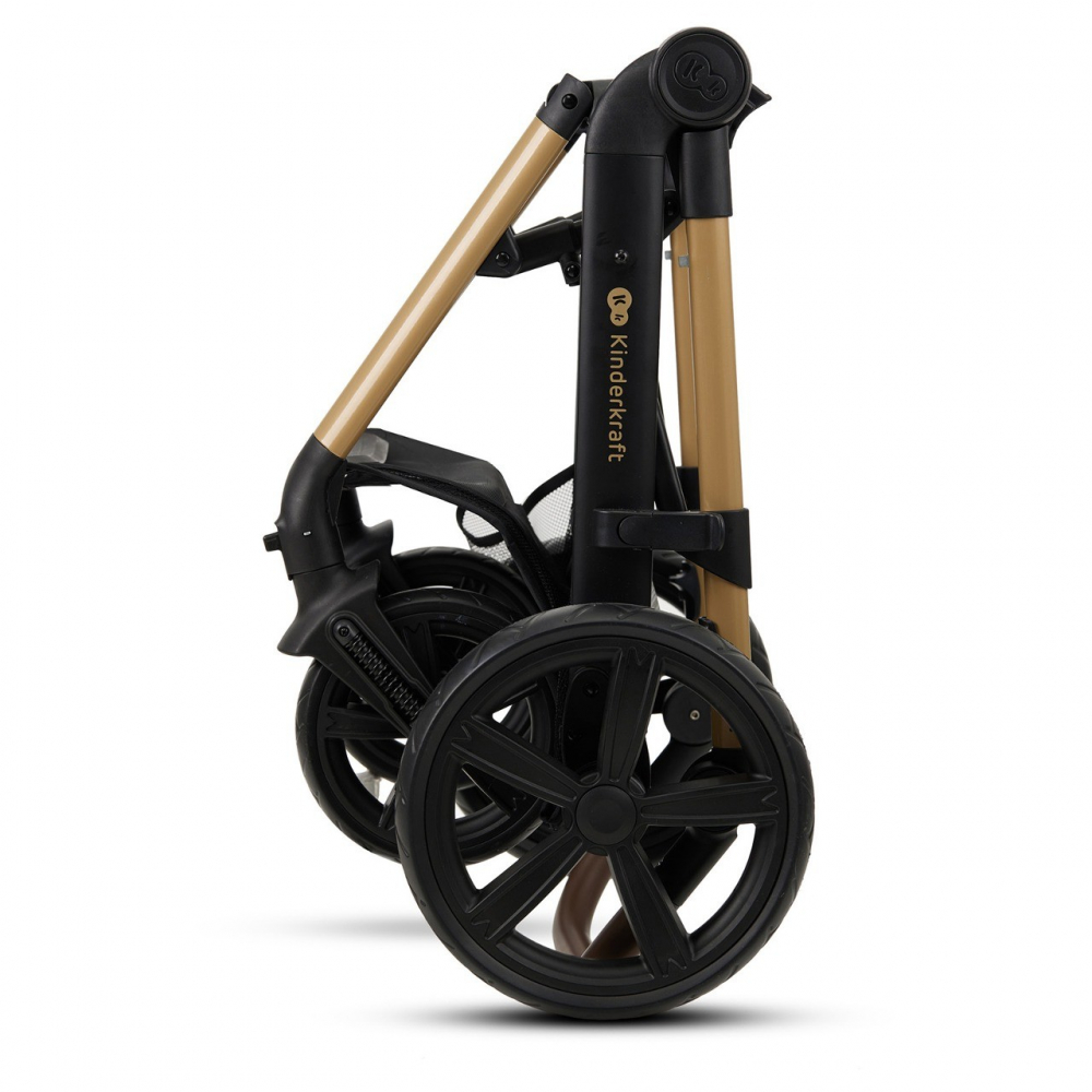Carucior 3 in 1 kinderkraft moov 2, negru pur, varsta de la 0 luni la 3 ani [2]