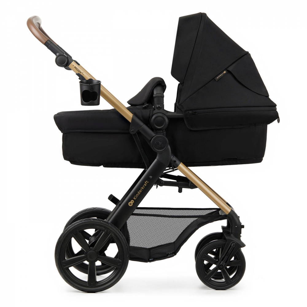Carucior 3 in 1 kinderkraft moov 2, negru pur, varsta de la 0 luni la 3 ani [1]