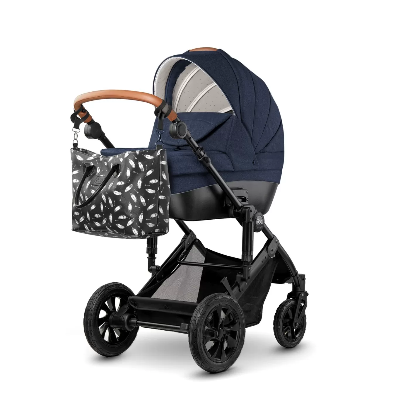 Carucior 3 in 1 kinderkraft prime 2 3in1 mink pro navy, varsta de la 0 luni la 5 ani [4]