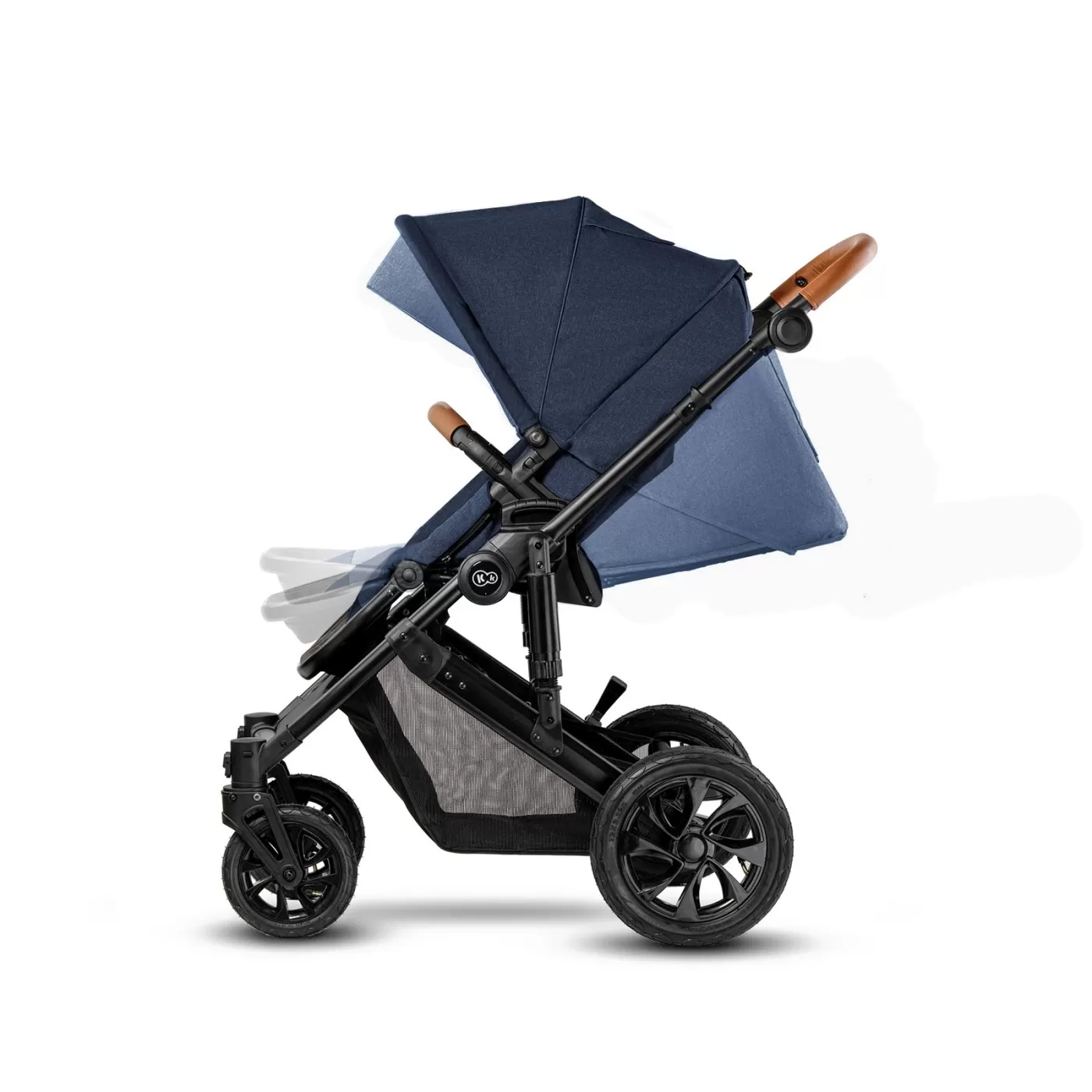 Carucior 3 in 1 kinderkraft prime 2 3in1 mink pro navy, varsta de la 0 luni la 5 ani [8]