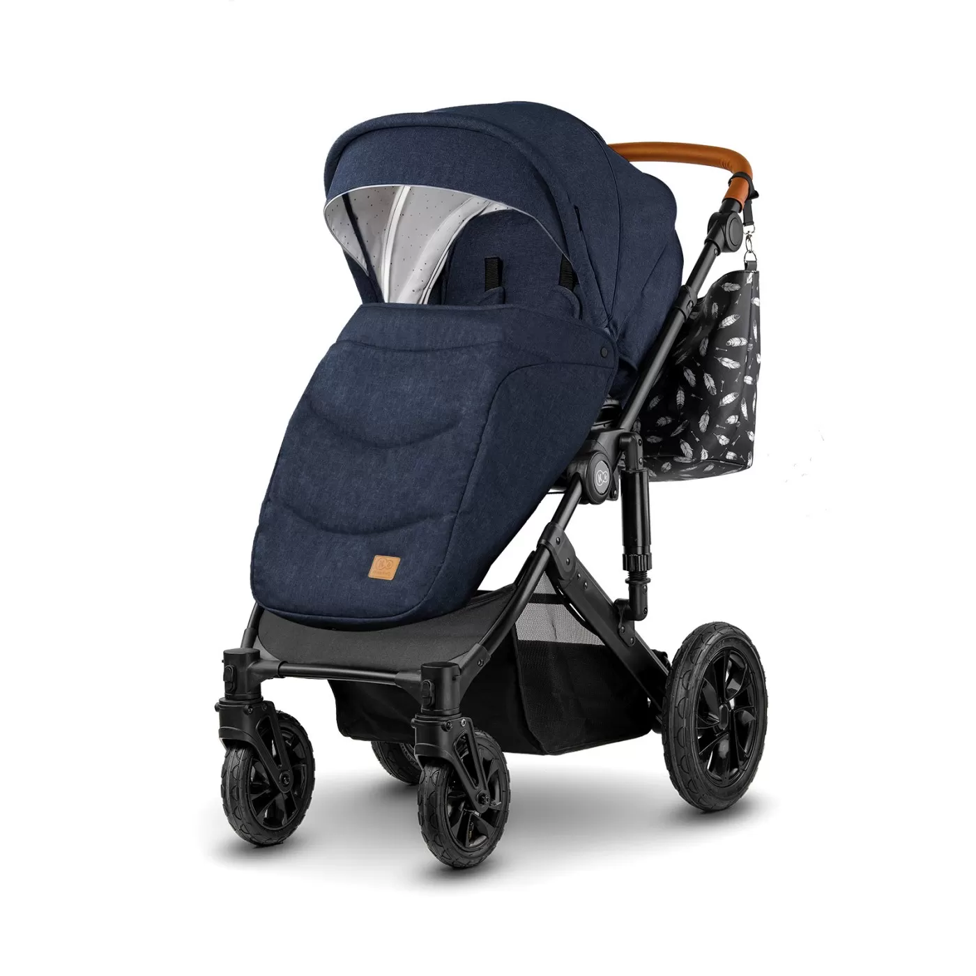 Carucior 3 in 1 kinderkraft prime 2 3in1 mink pro navy, varsta de la 0 luni la 5 ani [9]