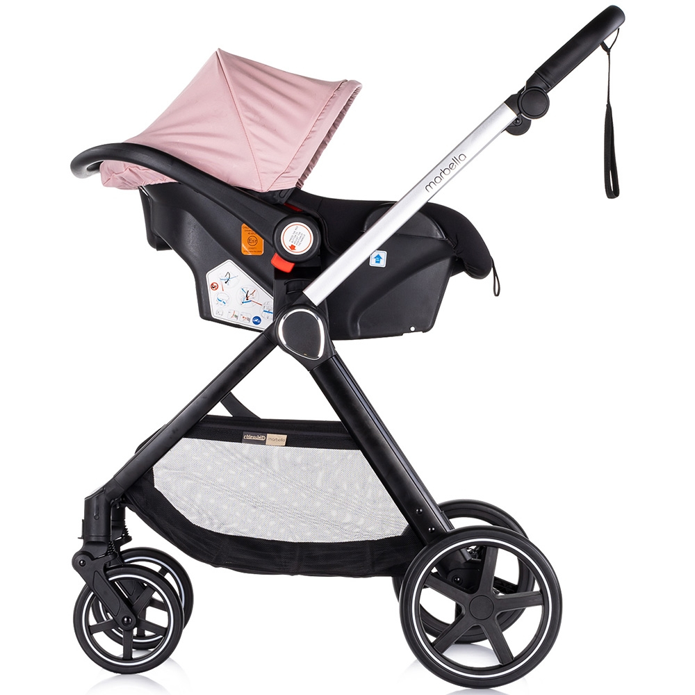 Carucior Chipolino Marbella 3 in 1 pink marshmallow [9]