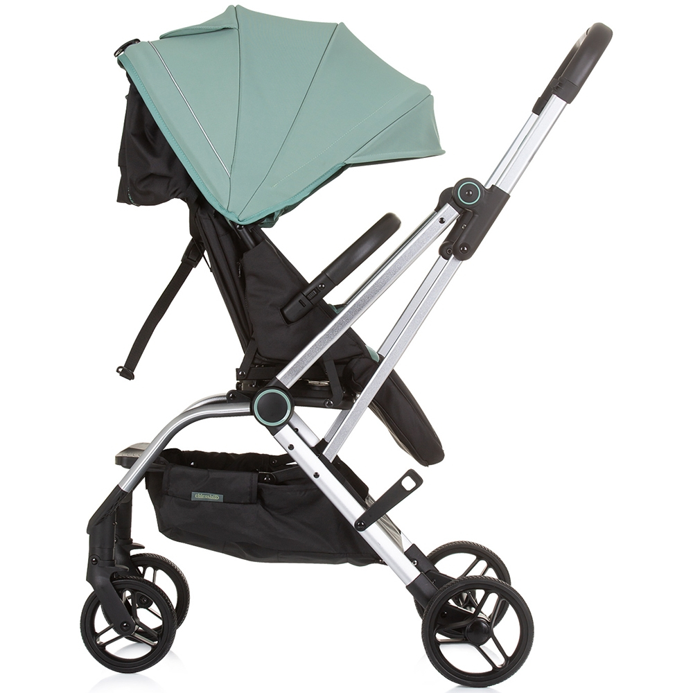 Carucior Chipolino Twister pastel green cu sezut rotativ [4]