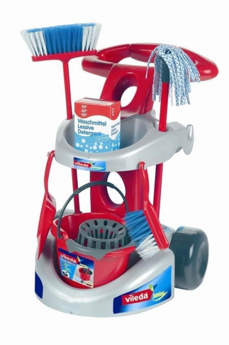 Jucarie, Carucior cu accesorii pentru menaj - Vileda [3]