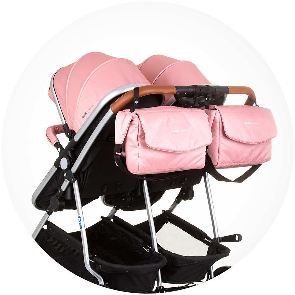 Carucior gemeni Chipolino Duo Smart 2 in 1 flamingo [11]
