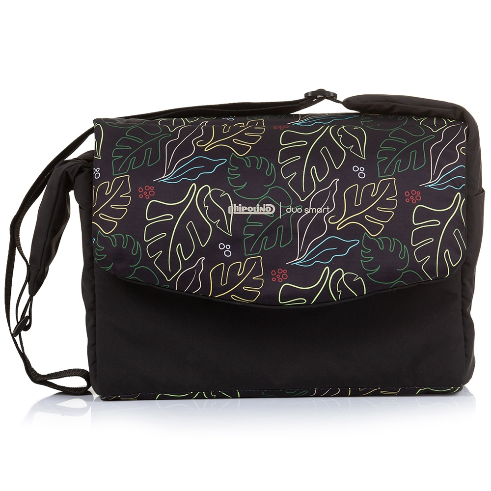 Carucior gemeni Chipolino Duo Smart 2 in 1 obsidian leaves [10]