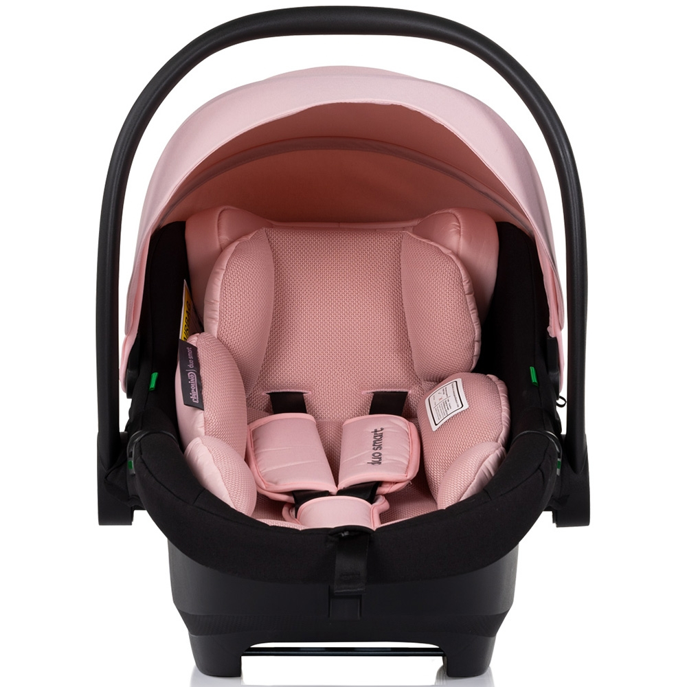Carucior gemeni Chipolino Duo Smart 3 in 1 pink marshmallow [18]