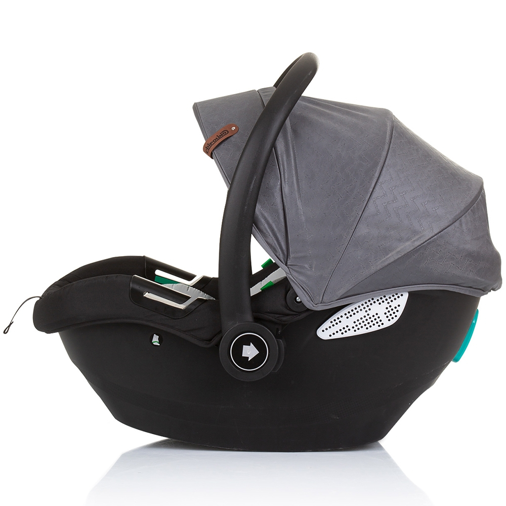 Carucior gemeni Chipolino Duo Smart 3 in 1 silver grey [16]