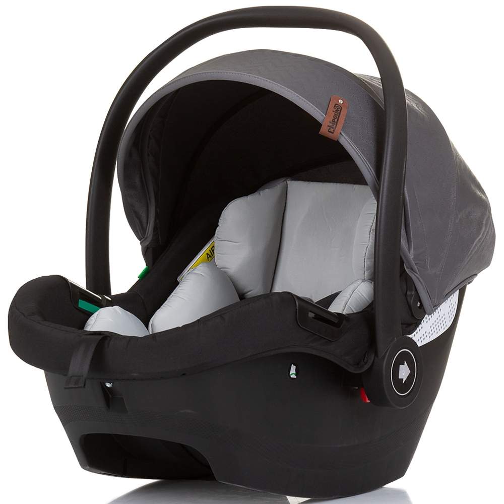 Carucior gemeni Chipolino Duo Smart 3 in 1 silver grey [15]