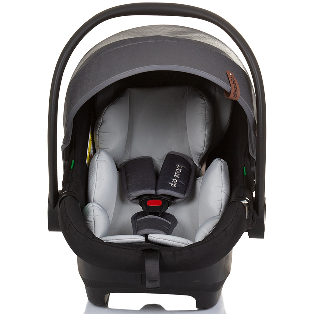 Carucior gemeni Chipolino Duo Smart 3 in 1 silver grey [17]