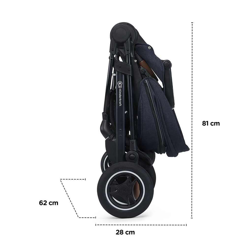 Carucior kinderkraft all road, imperial blue, varsta de la 0 luni la 3 ani [7]