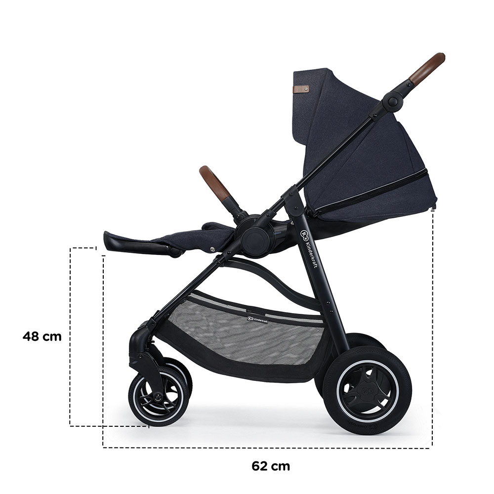 Carucior kinderkraft all road, imperial blue, varsta de la 0 luni la 3 ani [6]