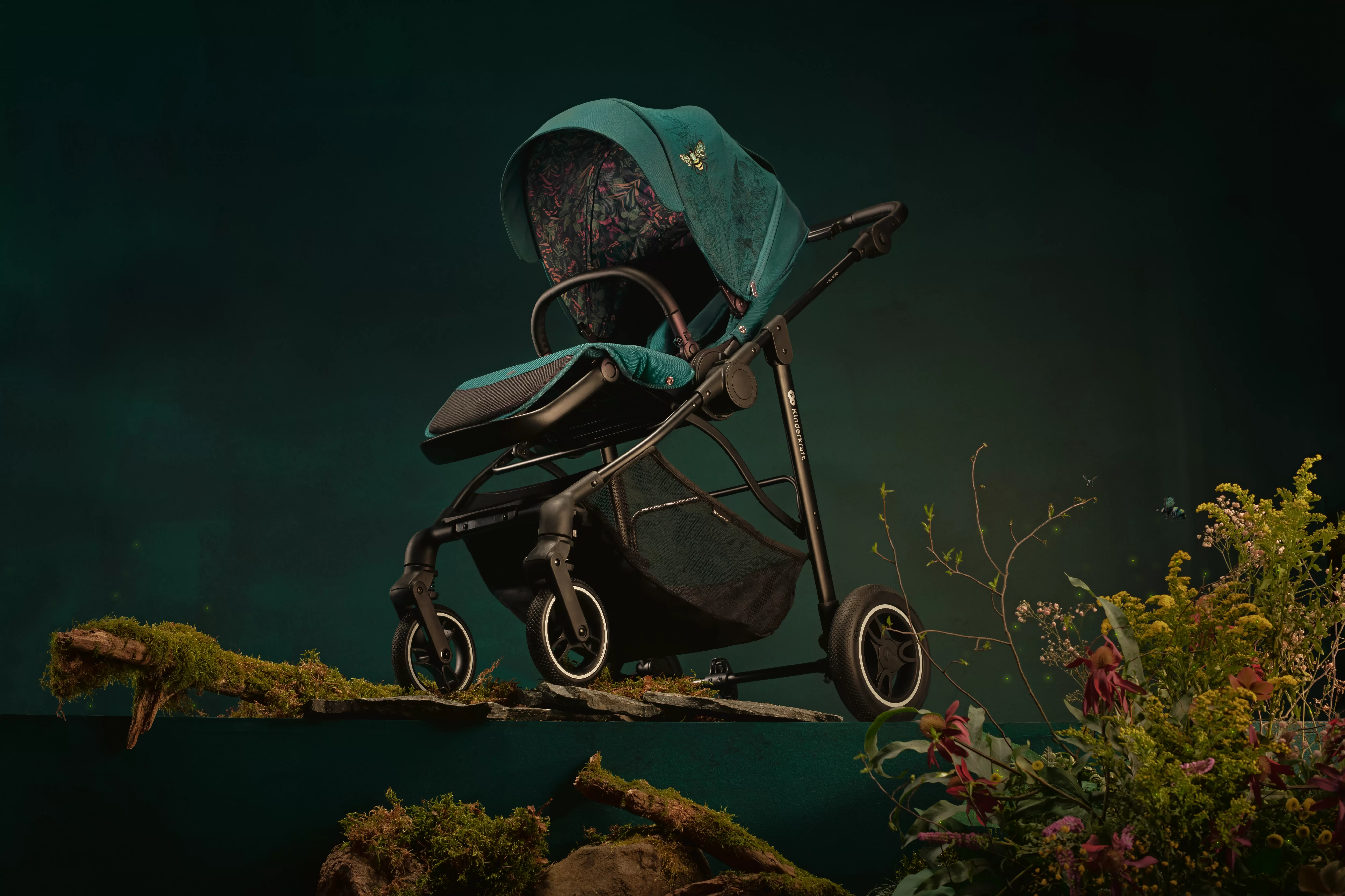 Carucior kinderkraft all road, nature vibes, varsta de la 0 luni la 3 ani [10]