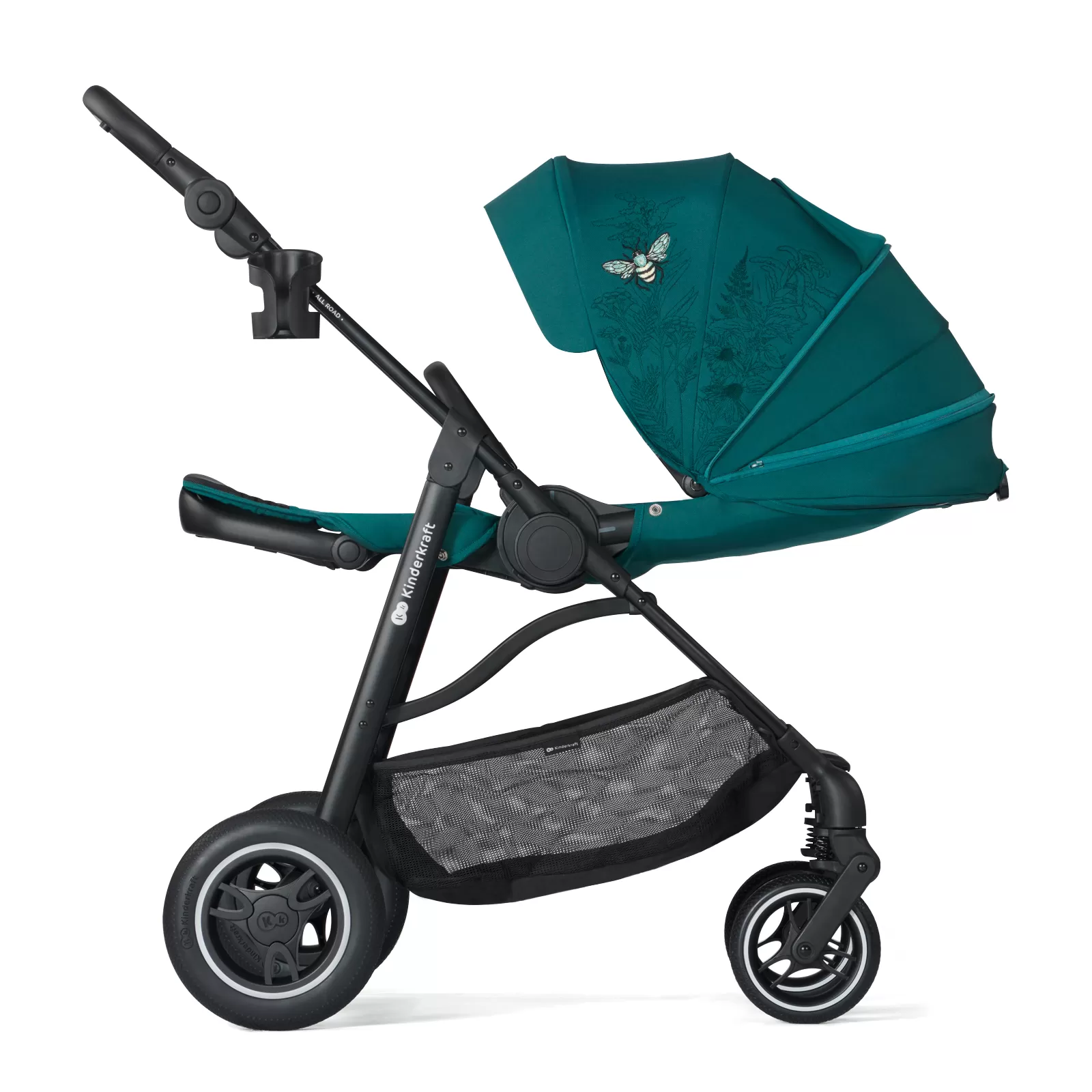 Carucior kinderkraft all road, nature vibes, varsta de la 0 luni la 3 ani [2]