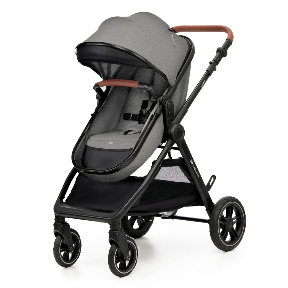 Carucior kinderkraft esme, 3 in 1, moonlight grey, varsta de la 0 luni la 4 ani [12]