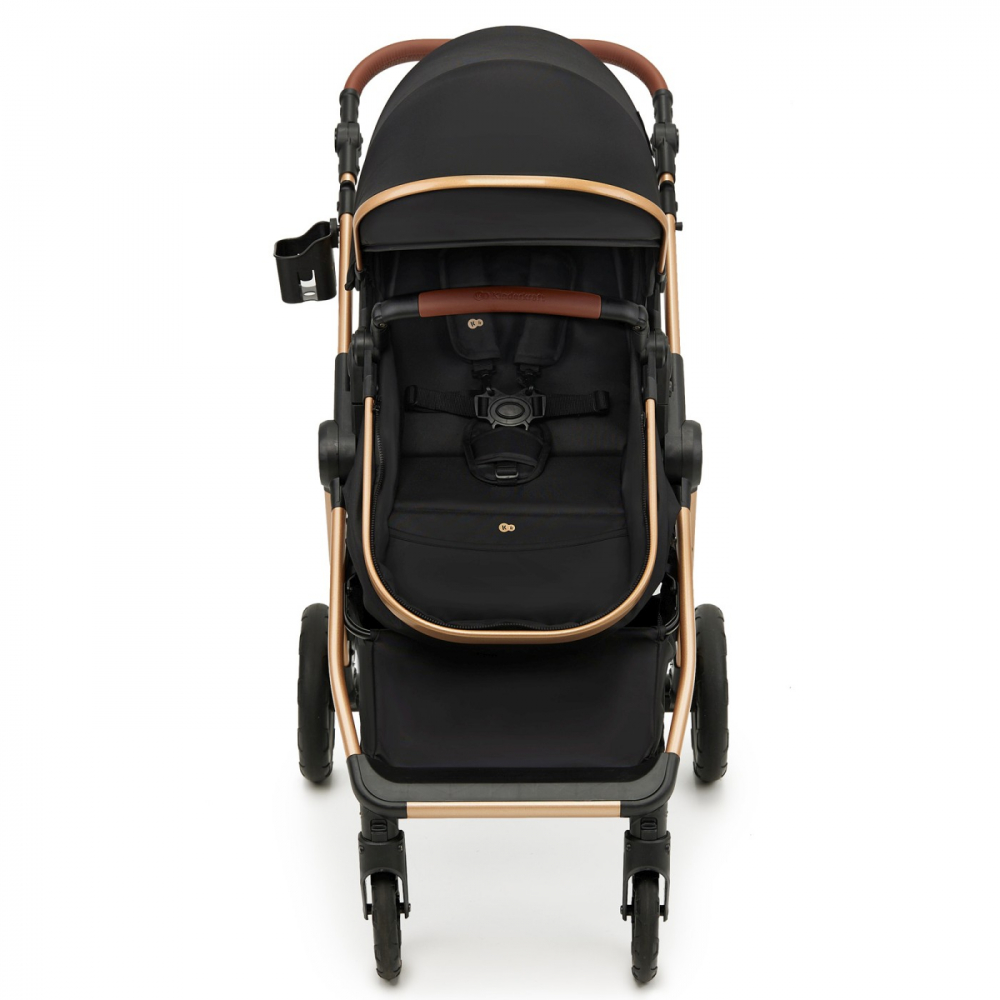 Carucior kinderkraft esme, 3 in 1, pure black, varsta de la 0 luni la 4 ani [17]
