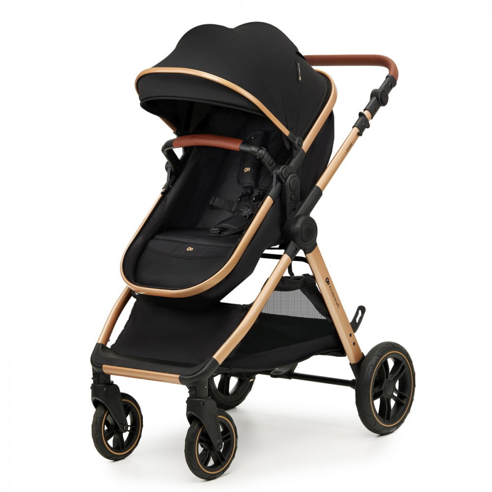Carucior kinderkraft esme, 3 in 1, pure black, varsta de la 0 luni la 4 ani [12]