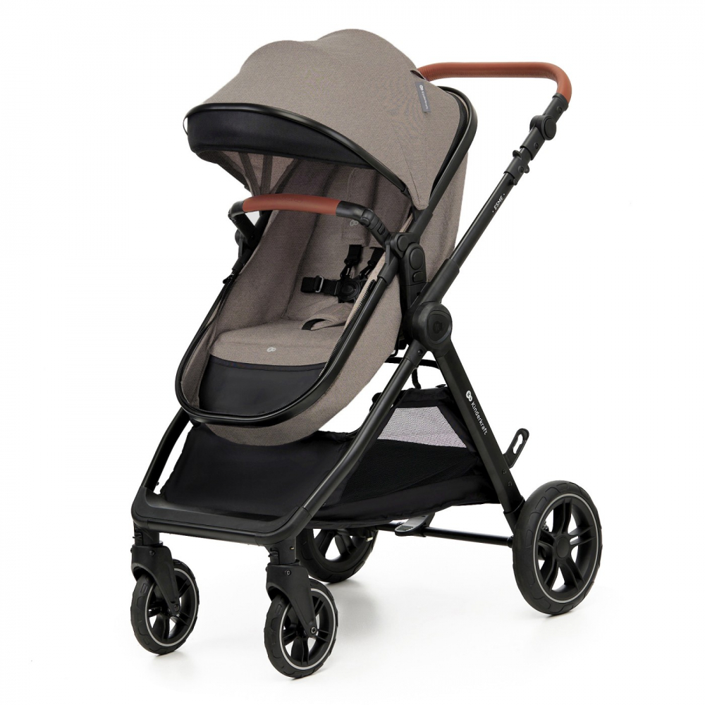 Carucior kinderkraft esme, 3 in 1, sand beige, varsta de la 0 luni la 4 ani [12]