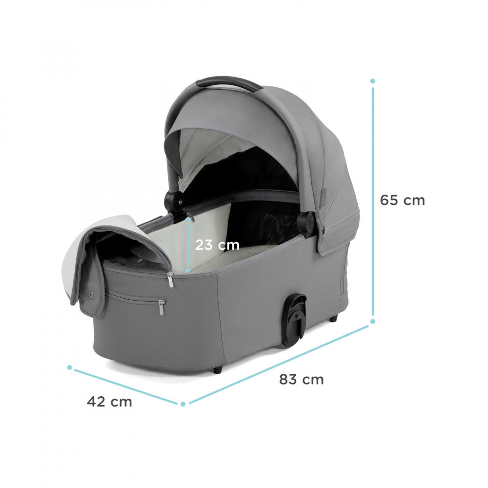 Carucior kinderkraft nea, 2 in 1, platinum grey, varsta de la 0 luni la 5 ani [10]