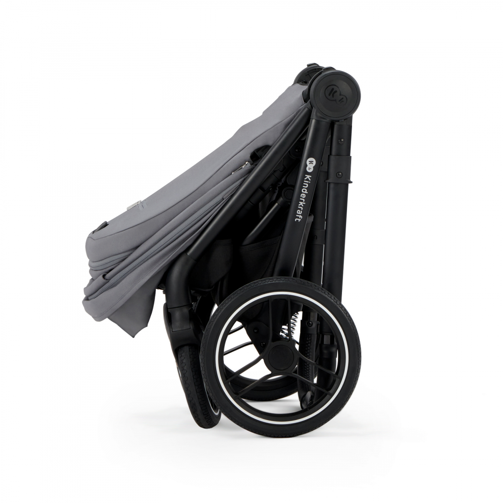 Carucior kinderkraft nea, 2 in 1, platinum grey, varsta de la 0 luni la 5 ani [8]