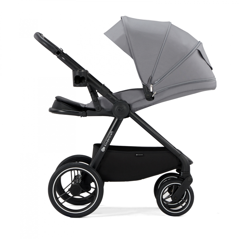 Carucior kinderkraft nea, 2 in 1, platinum grey, varsta de la 0 luni la 5 ani [7]