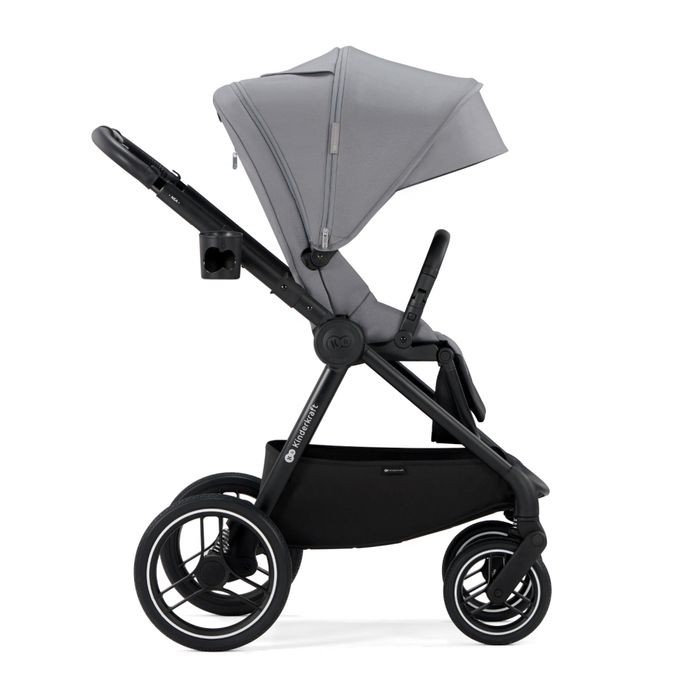 Carucior kinderkraft nea, 2 in 1, platinum grey, varsta de la 0 luni la 5 ani [6]
