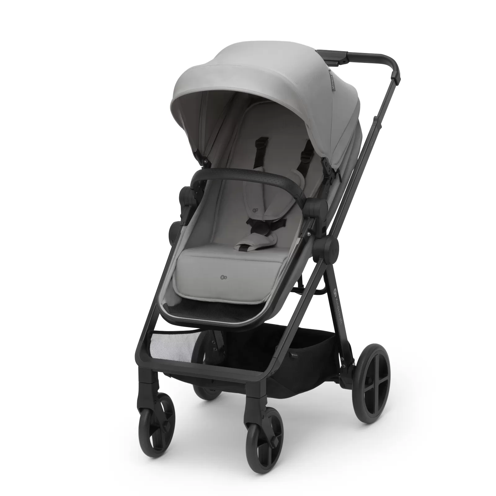 Carucior kinderkraft newly, 3 in 1, moonlight grey, varsta de la 0 luni la 5 ani [6]