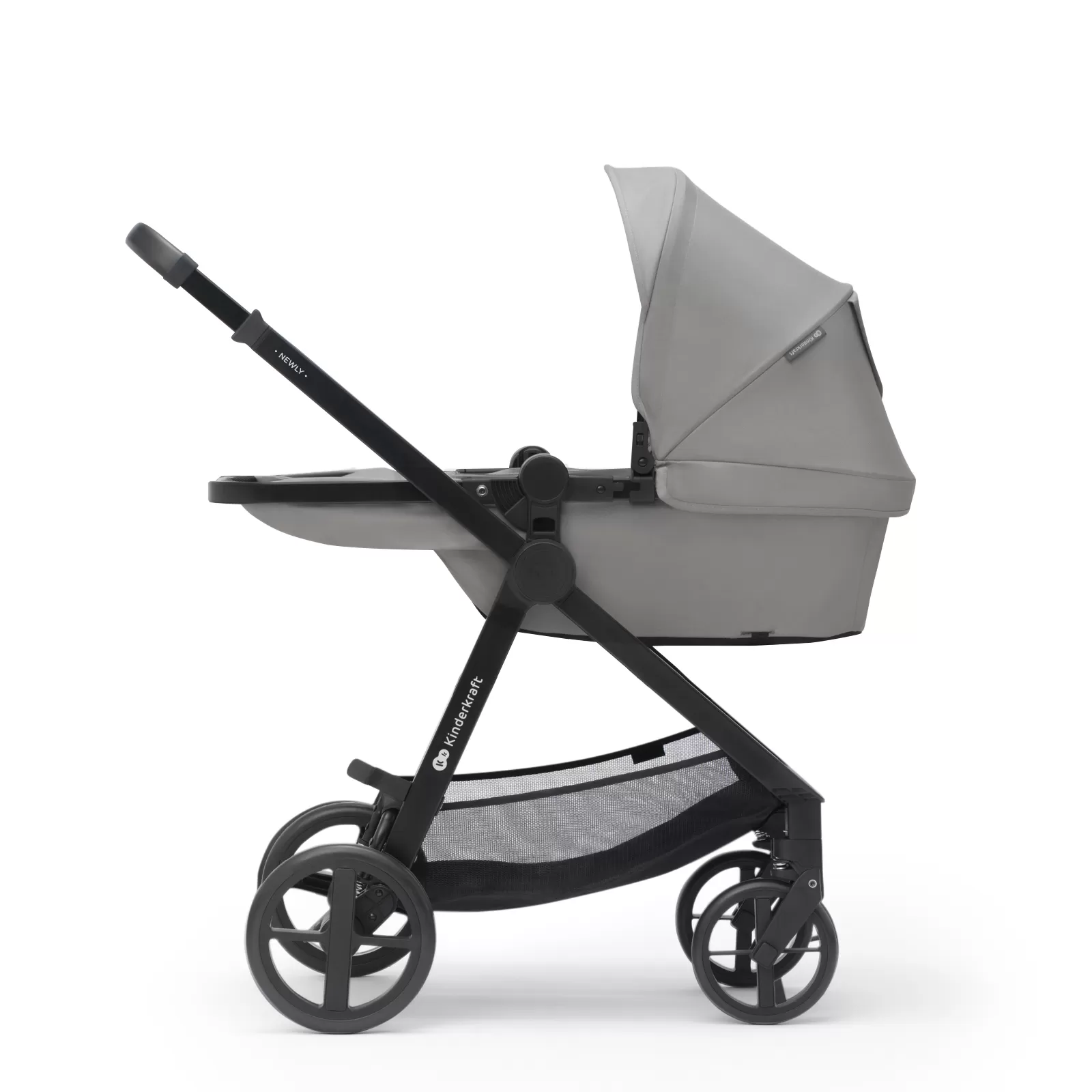 Carucior kinderkraft newly, 3 in 1, moonlight grey, varsta de la 0 luni la 5 ani [3]