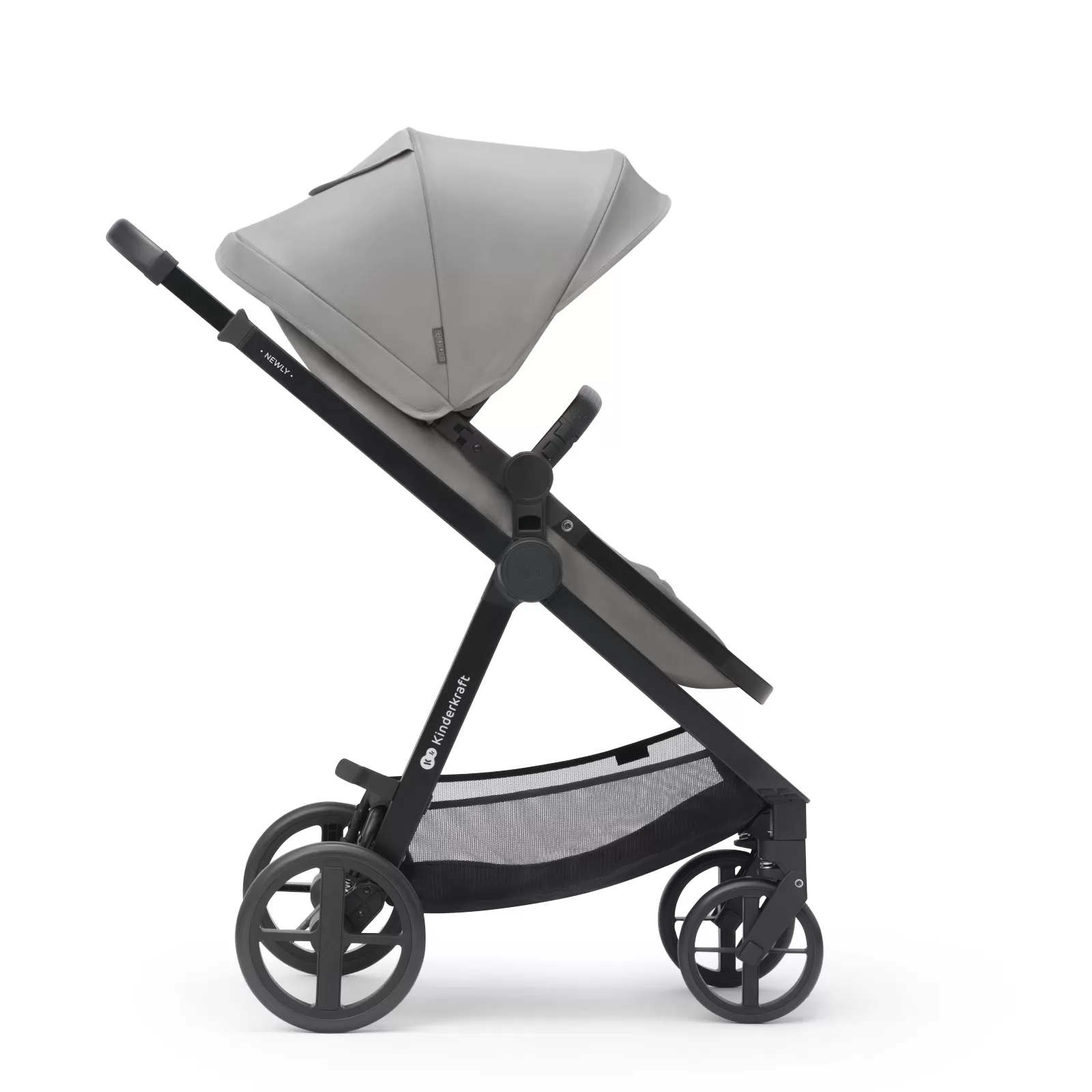 Carucior kinderkraft newly, 3 in 1, moonlight grey, varsta de la 0 luni la 5 ani [5]