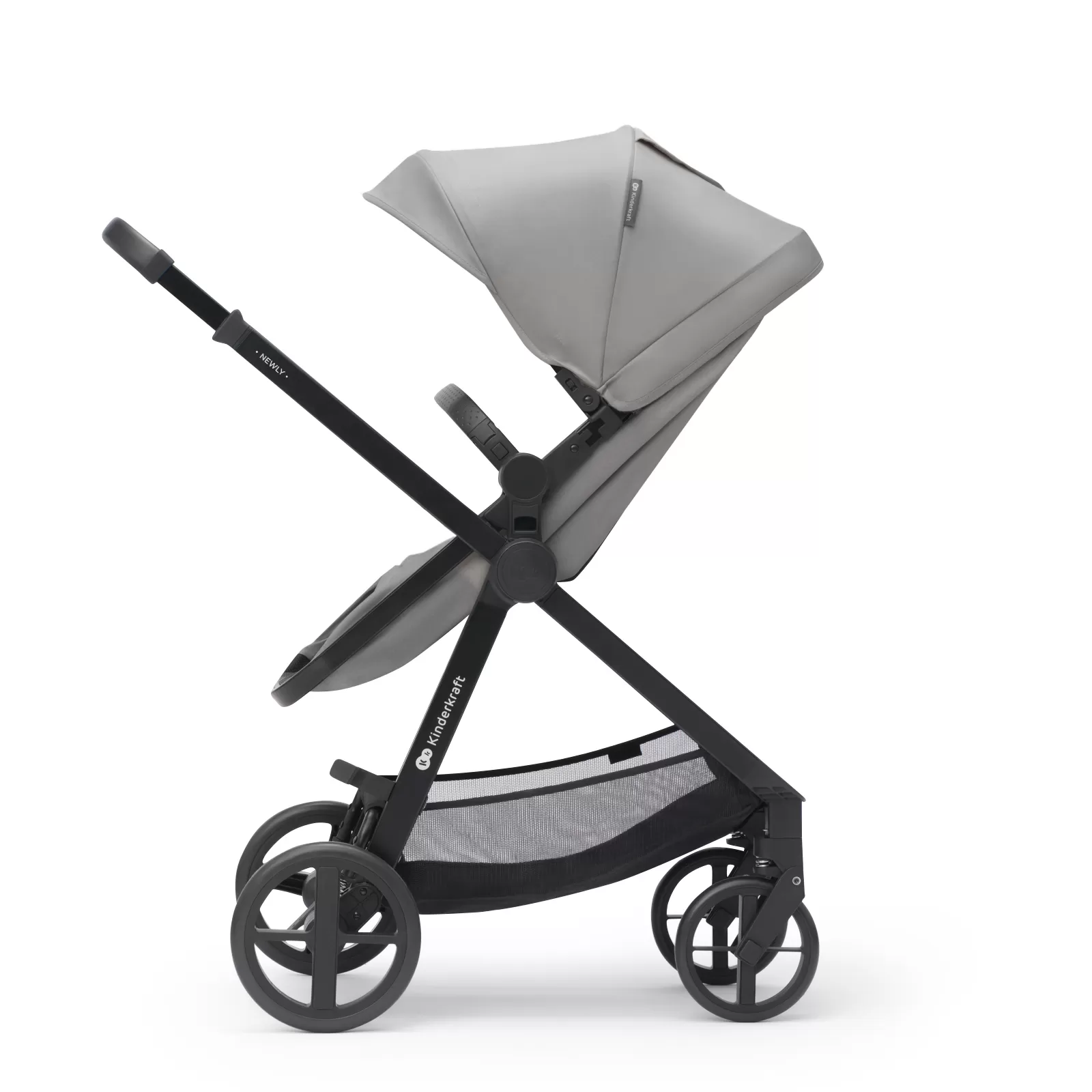 Carucior kinderkraft newly, 3 in 1, moonlight grey, varsta de la 0 luni la 5 ani [4]