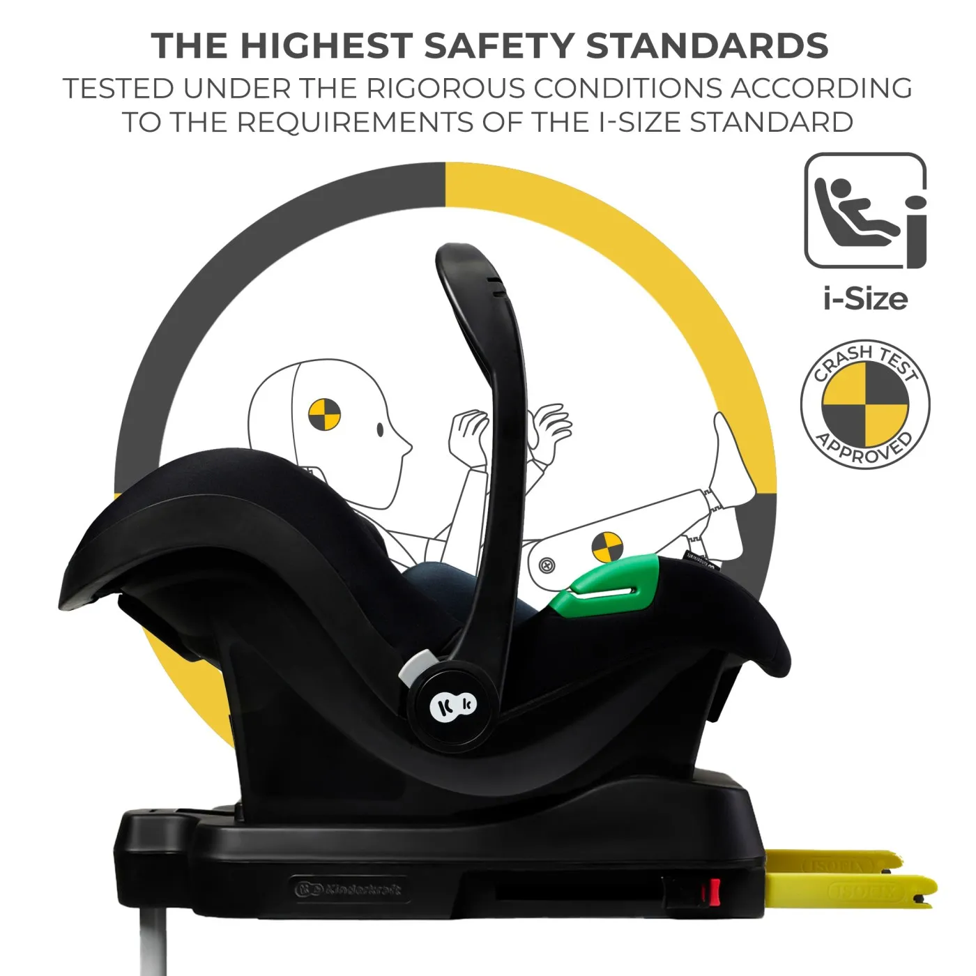 Carucior kinderkraft newly, 4 in 1, classic black, varsta de la 0 luni la 4 ani [5]