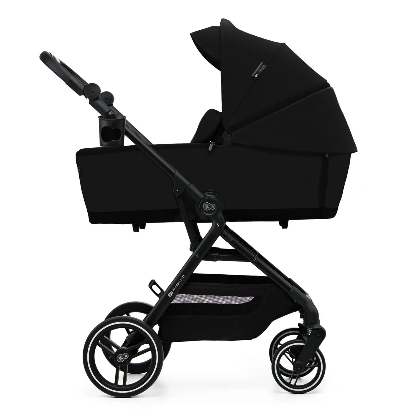 Carucior kinderkraft yoxi 2in1, pure black, copii varsta 0 luni pana la 4 ani [4]